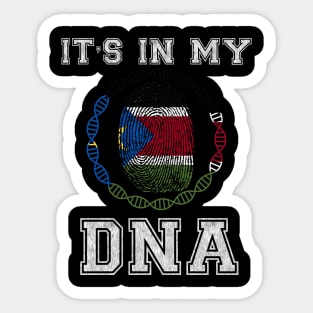 South Sudan  It's In My DNA - Gift for South Sudanese From South Sudan Sticker